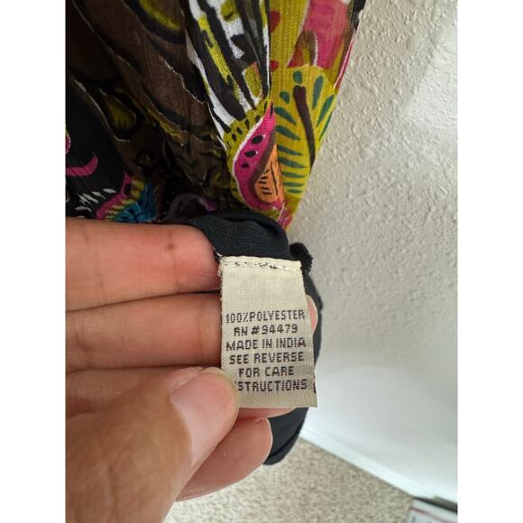 Magic XL Multicolor Boho Peacock Print Maxi Dress - Picture 4 of 7